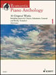 Romantic Piano Anthology No. 1 piano sheet music cover